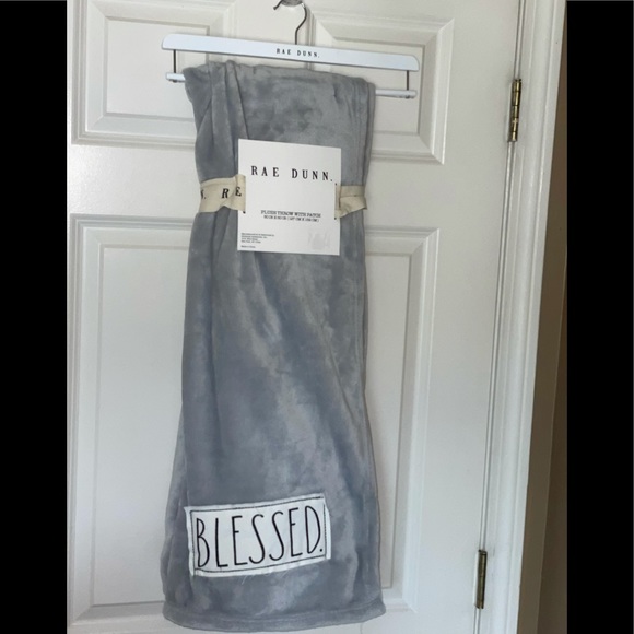 Rae Dunn Other - NWT Rae Dunn “BLESSED” throw